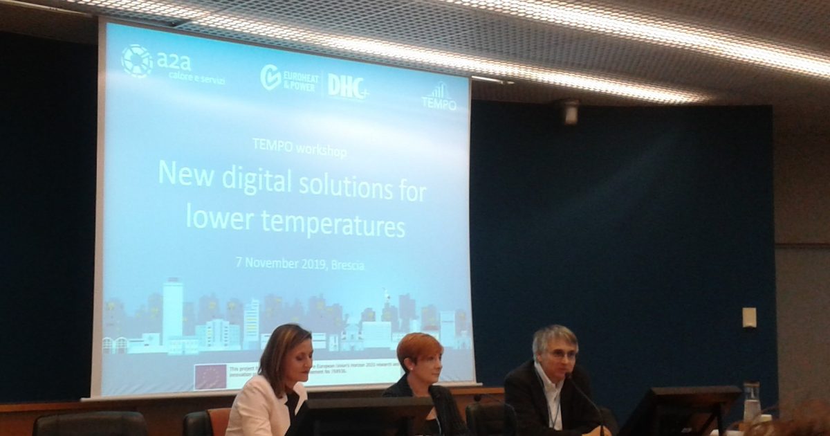 Brescia non perde TEMPO… esperti a confronto sulle soluzioni digitali per reti a bassa temperatura